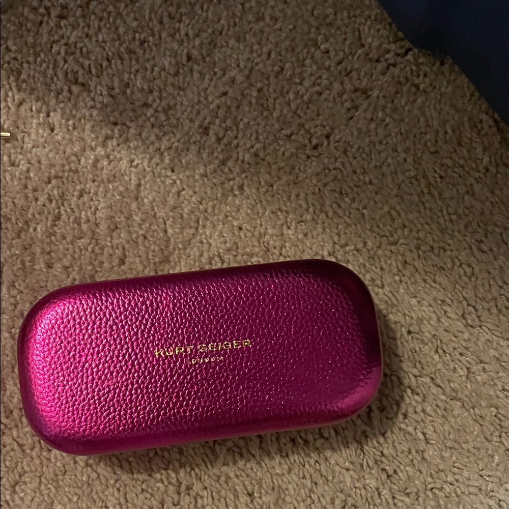 Kurt Geiger Fuchsia Glasses Case